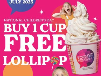 Promo Yogurt Republic Hari Anak Gratis Lollipop setiap pembelian yogurt cup