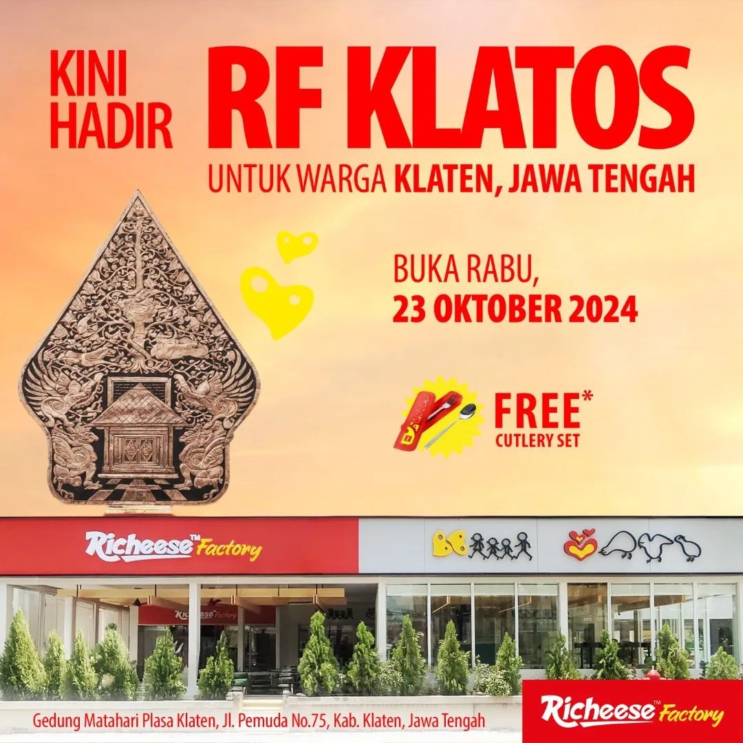 Promo Opening Richeese Factory KLATOS KLATEN, JAWA TENGAH – Dapatkan GRATIS Merchandise*