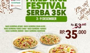 Promo Sapo Oriental Fried Rice Festival Menu Nasi Goreng Hanya Rp35 Ribu!