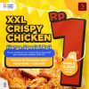 Promo SHIHLIN BANK SAQU! HARGA SPESIAL XXL Crispy Chicken cuma Rp. 1,-