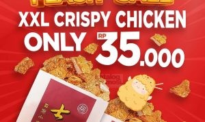 Promo Shihlin ShopeeFood Flash Sale! Beli XXL Crispy Chicken cuma Rp. 35.000