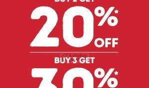 Promo Skechers Buy More Save More Discount Up To 30% Off*