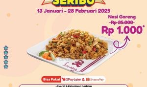 Promo Solaria ShopeePay Serba Seribu! Beli Nasi Goreng Ayam cuma Rp. 1.000*