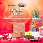 Promo Starbucks Spread The Joy - FREE Notebook SpongeBob SquarePants*