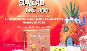 Promo Starbucks Spread The Joy - FREE Notebook SpongeBob SquarePants*