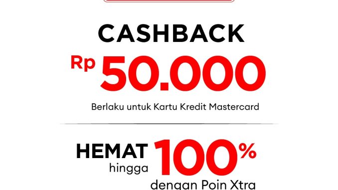 Promo Tom Sushi CIMB Niaga Cashback Rp 50.000 & Hemat hingga 100% dengan Poin Xtra
