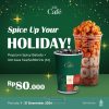 Promo XXI Cafe Beli Popcorn Spicy Balado + Java Tea/ Soft Drink cuma 80ribu*