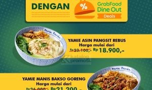 Promo Yamie Panda GrabFood Dine Out Deals! Harga Spesial mulai Rp. 18.900,-