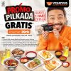 Promo YOSHINOYA SPESIAL PILKADA - GRATIS VOUCHER Rp. 30RB*