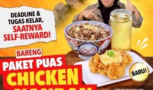 Promo Yoshinoya Paket Puas Chicken Nanban cukup tambah Rp. 23.000