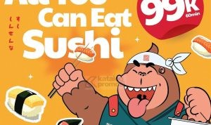 Promo Superhiro All You Can Eat Sushi Rp99 Ribu