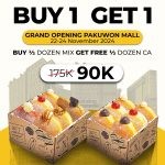 Promo Luna’s Doughnuts Grand Opening Pakuwon Mall Beli 1 Gratis 1