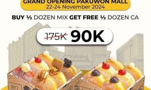 Promo Luna’s Doughnuts Grand Opening Pakuwon Mall Beli 1 Gratis 1