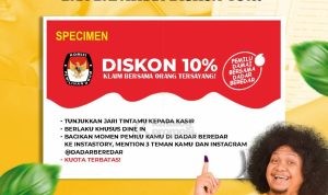 Promo Dadar Beredar Pilkada Diskon 10%