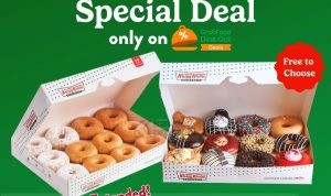 Promo Krispy Kreme Special Deal 2 Dozen Only Rp 99.000*