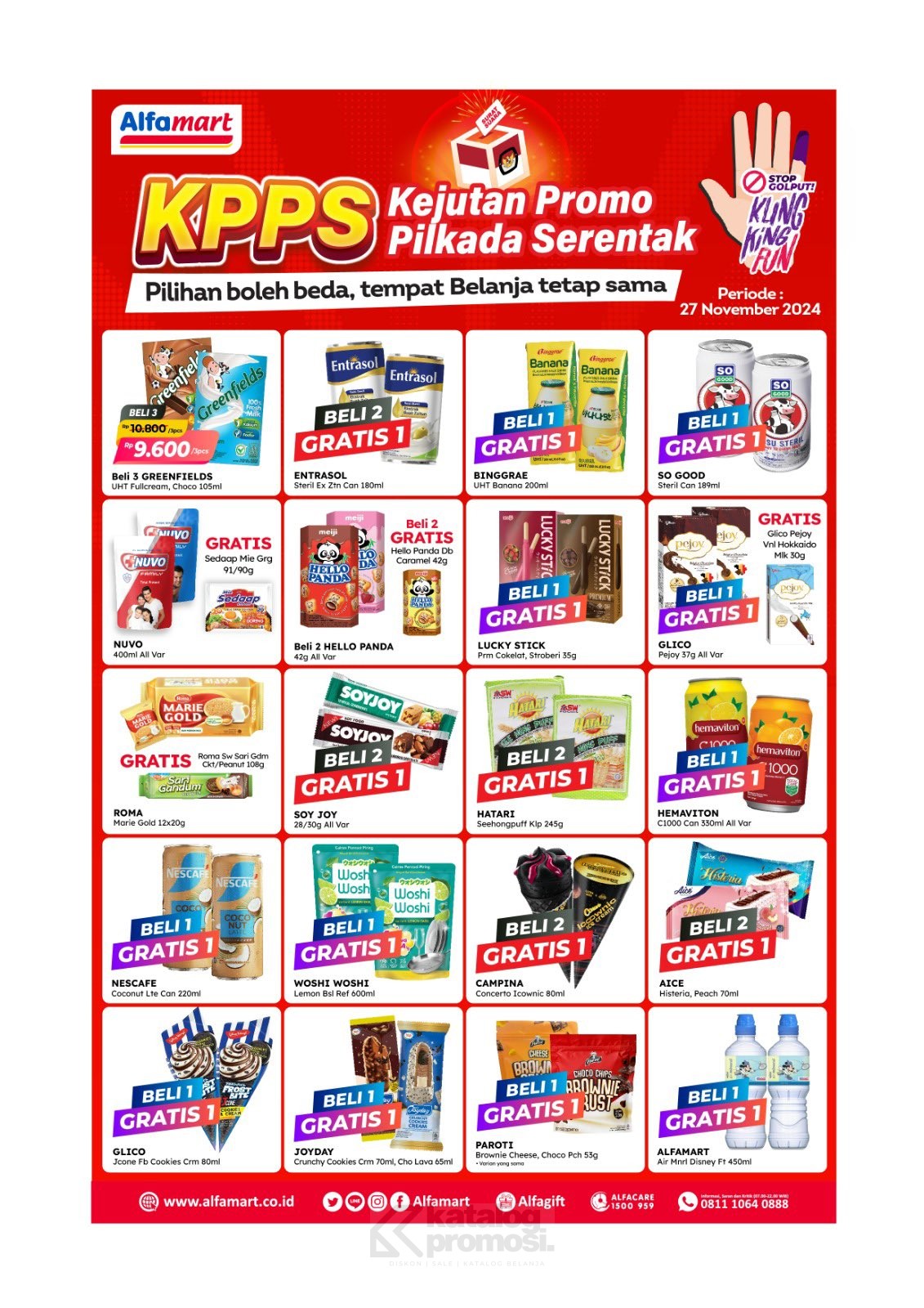 Alfamart KPPS! Kejutan Promo Pilkada Serentak