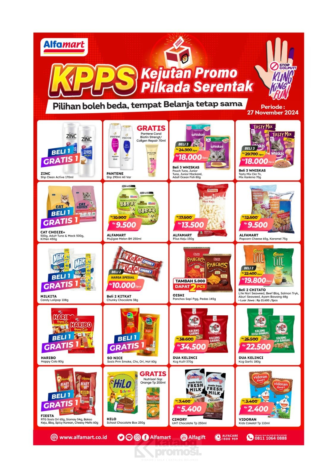 Alfamart KPPS! Kejutan Promo Pilkada Serentak