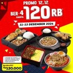 Promo Gokana 12.12 MENU FAVORIT SERBA 12RIBU