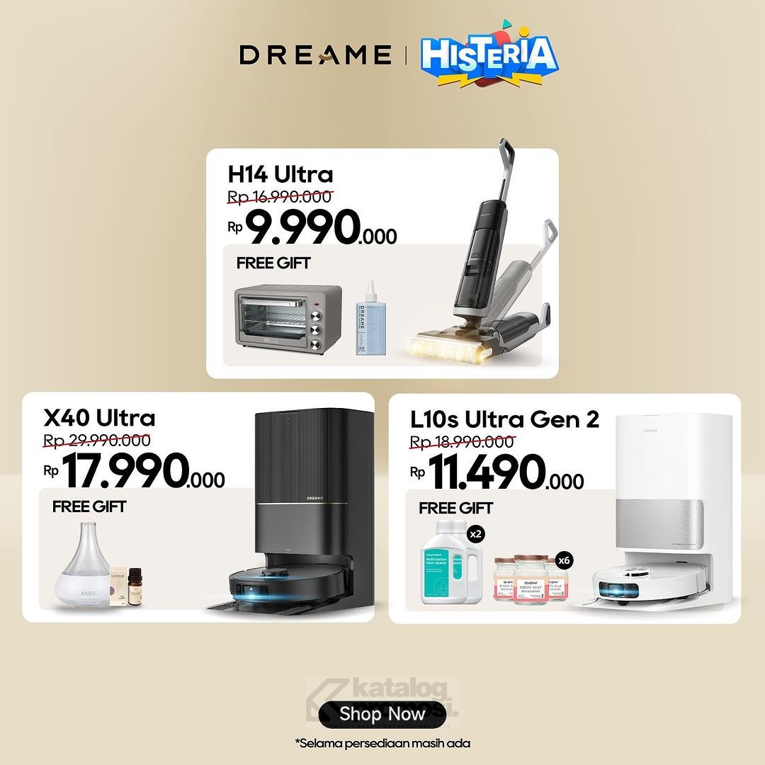 Dreame Promo 11.11 di Blibli dapatkan Cashback hingga 1 Juta