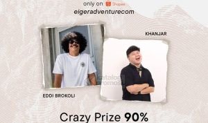 EIGER 11.11 SALE! Crazy Prize hingga 90% Off