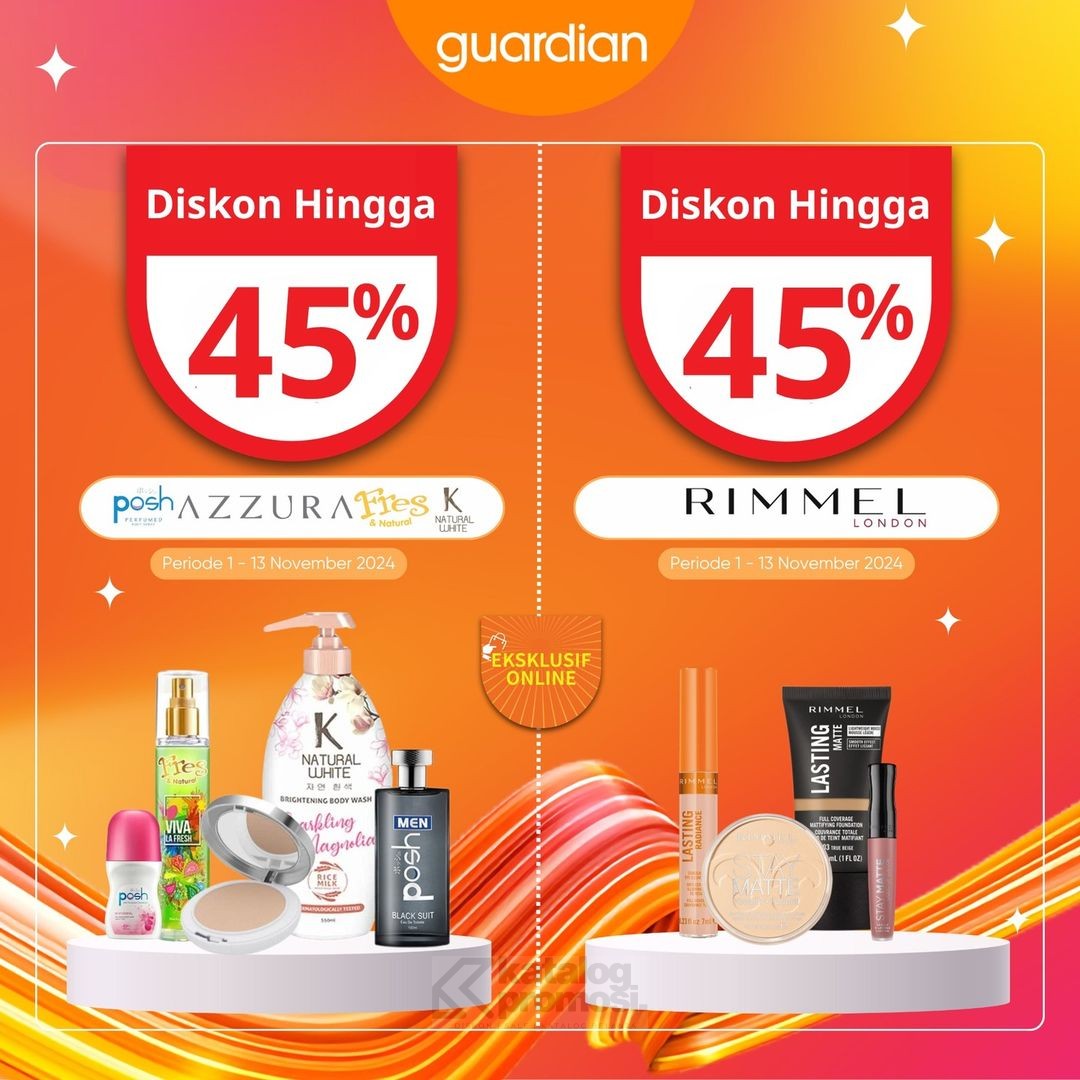 Guardian 11.11 Save More Glow More Diskon hingga 55% 3