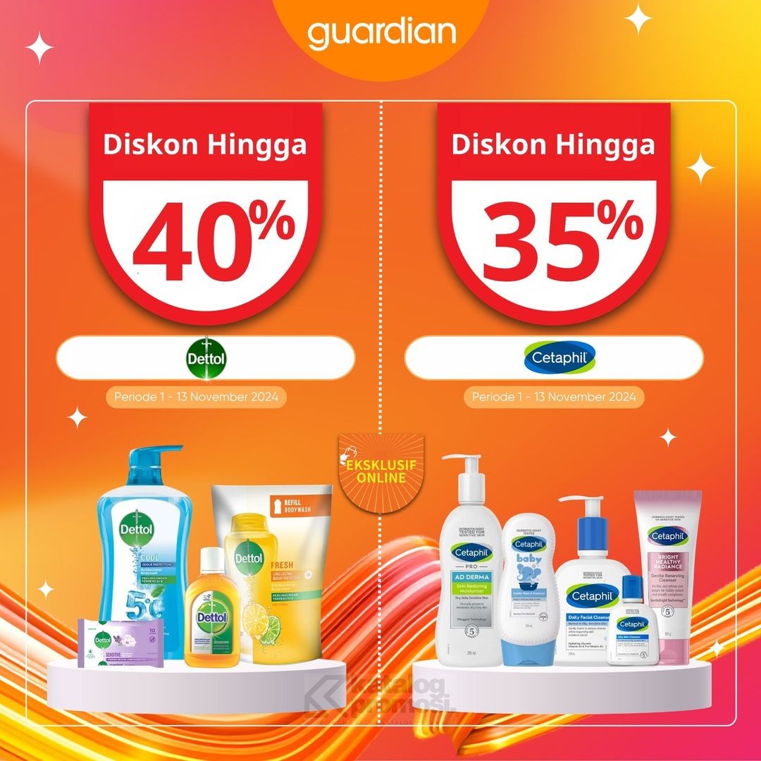 Guardian 11.11 Save More Glow More Diskon hingga 55%