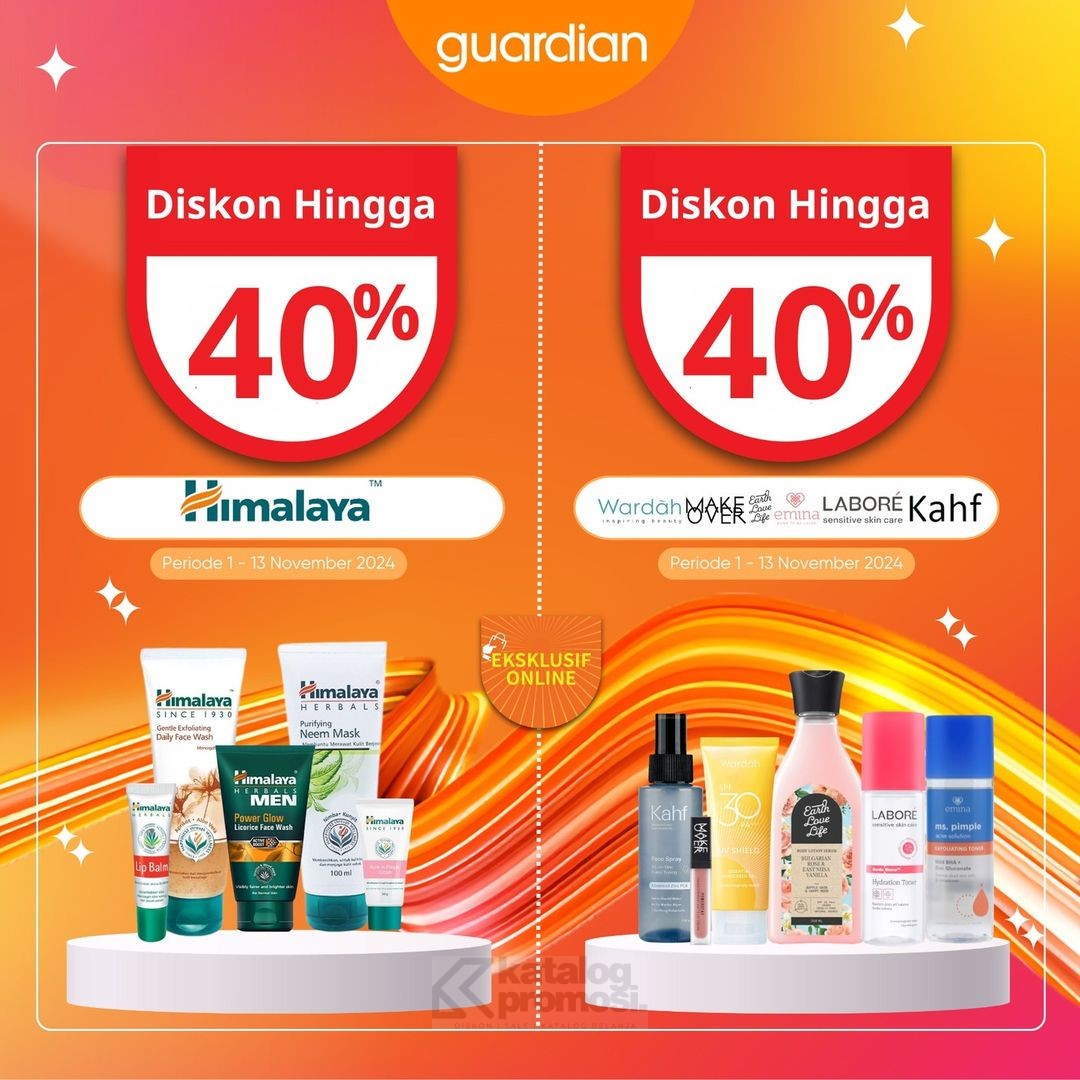 Guardian 11.11 Save More Glow More Diskon hingga 55% 