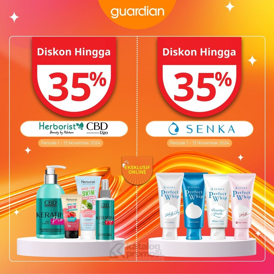 Guardian 11.11 Save More Glow More Diskon hingga 55% 