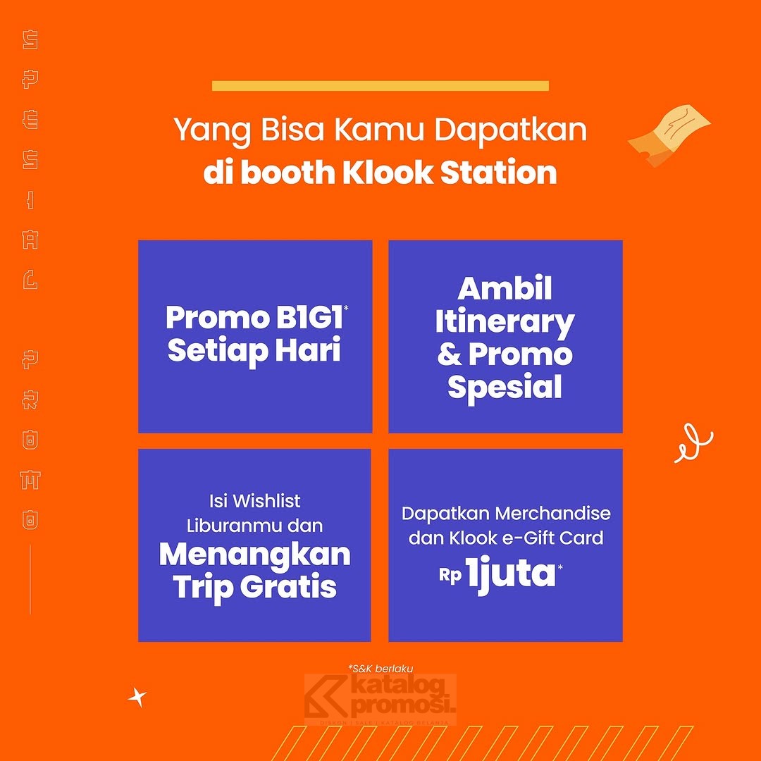 Klook Station Hadir di Garuda Travel Festival 2024 Serbu Promonya!