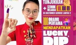 Mall Bassura Promo Pilkada Tunjukkan Jari Kelingking dan dapatkan Lucky Dip