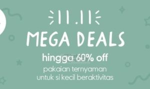 Mothercare 11.11 MEGA DEALS! Pakaian Ternyaman Diskon hingga 60%