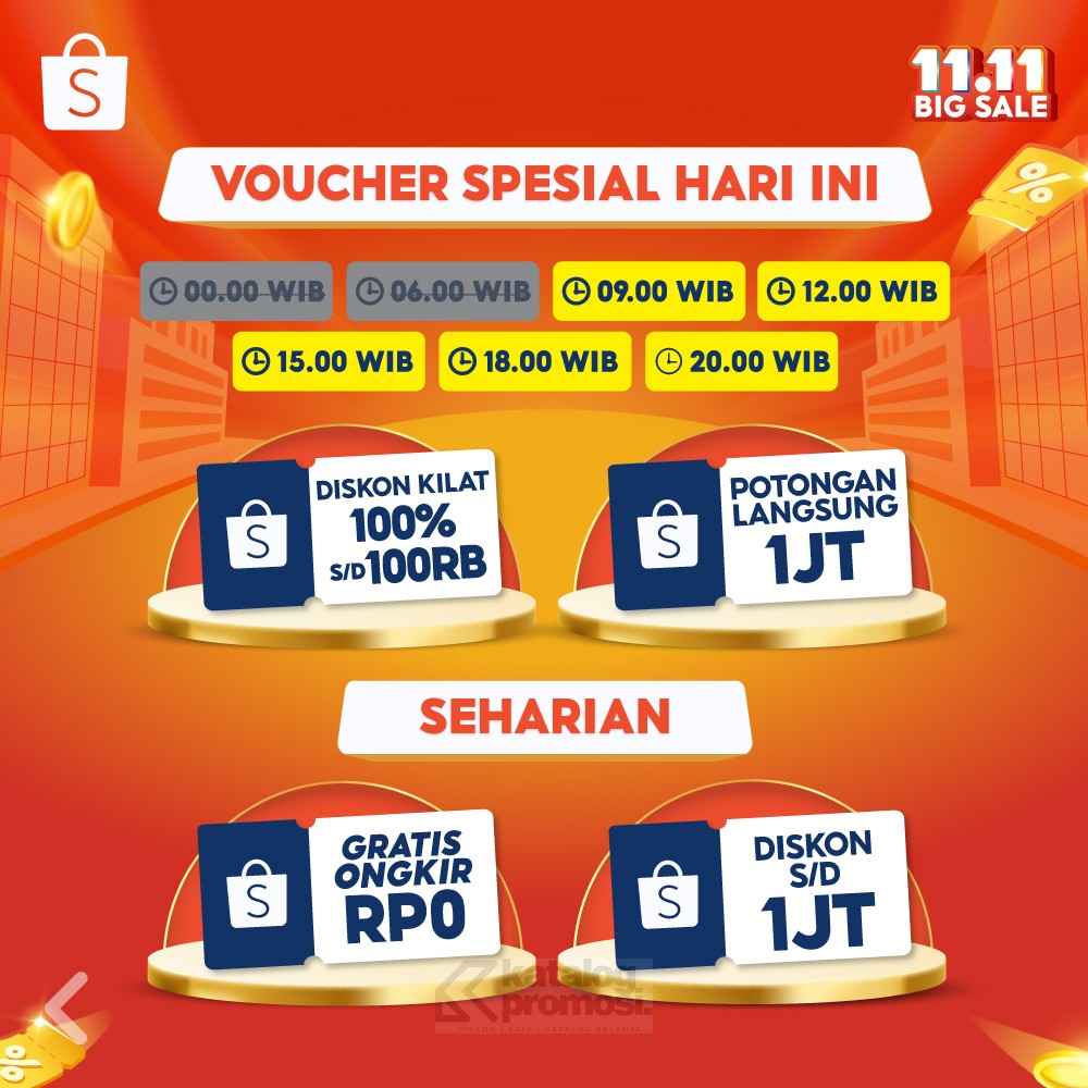 PROMO PUNCAK Shopee 11.11 Big Sale HARI INI!