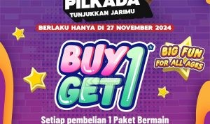 Playlandia PROMO PILKADA BUY 1 GET 1 Tunjukkan Jarimu!