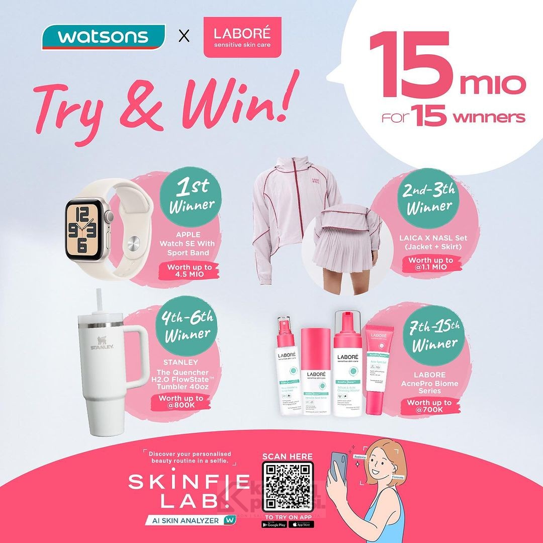 WATSONS GET ACTIVE! Lebih Dari 5000 Produk Diskon (Offline dan Online)