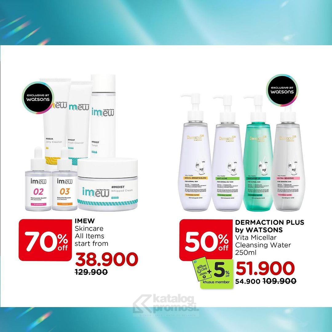 WOW! Watsons On Wednesday Diskon hingga 50% 5