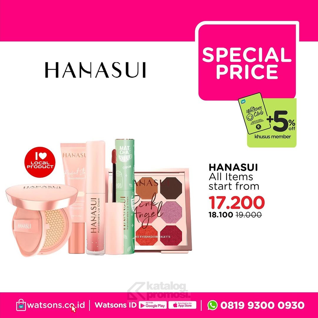 Watsons WEEKEND BEAUTY DEALS! Produk Favorit Diskon hingga 50%