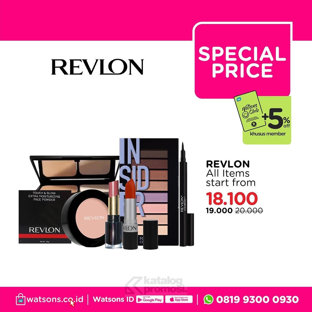 Watsons WEEKEND BEAUTY DEALS! Produk Favorit Diskon hingga 50%