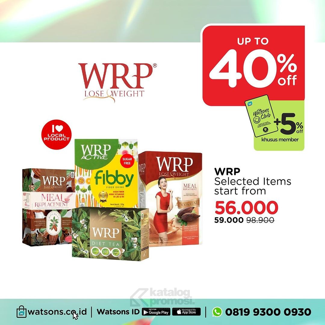 Watsons WEEKEND SPECIAL DEALS - dapatkan Suplemen Kesehatan Diskon hingga 50%