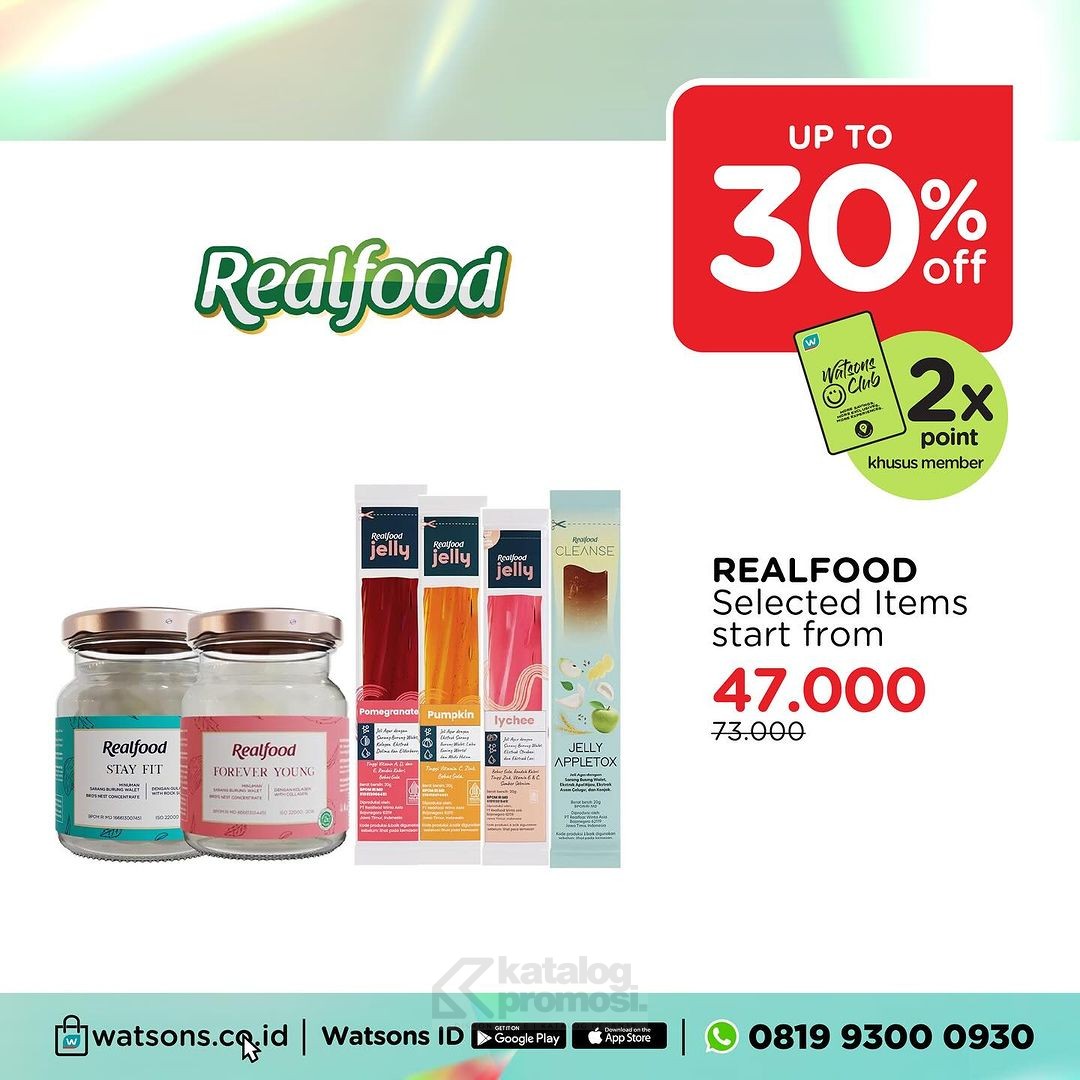 Watsons WEEKEND SPECIAL DEALS - dapatkan Suplemen Kesehatan Diskon hingga 50%