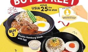 Promo Pepper Lunch BELI 2 GRATIS 1