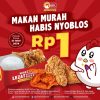 Promo Ayam Bersih Berkah Spesial Pilkada - Tebus Murah Ayam Merah Kecil cuma Rp. 1,-