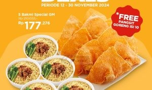 Promo BAKMI GM DELIVERY DEALS! GRATIS PANGSIT GORENG*