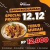 Promo Bakso Boedjangan Spesial 12.12 - Tebus Murah Paket Batagor Special Boedjangan cuma Rp. 12.000