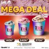 Promo Baskin Robbins MEGA DEAL Special Discount 50% Dengan Menggunakan kartu kredit Bank MEGA