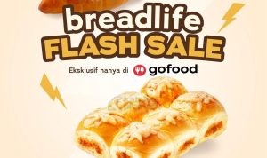 Promo Breadlife GoFood Flash Sale - Beli 1 Gratis 1 dan Diskon Hingga 50%*