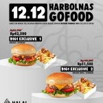 Promo Burger Bangor 12.12 Harbolnas Buy 1 Get 1 Disc 50% Khusus Pemesanan Via GOFOOD