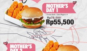 Promo Burger Bangor Mother's Day Paket Spesial Mulai Rp55.500