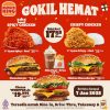 Promo Burger King GOKIL HEMAT MENU PILIHAN CUMA Rp. 17RIBUAN