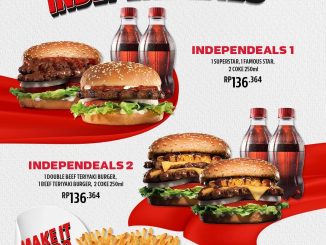 Promo Carl’s Jr. Independeals Paket Hemat cuma Rp 136.364