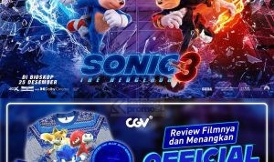 Promo CGV CINEMA REVIEW FILM GRATIS MERCHADISE SONIC THE HEDGEHOG 3